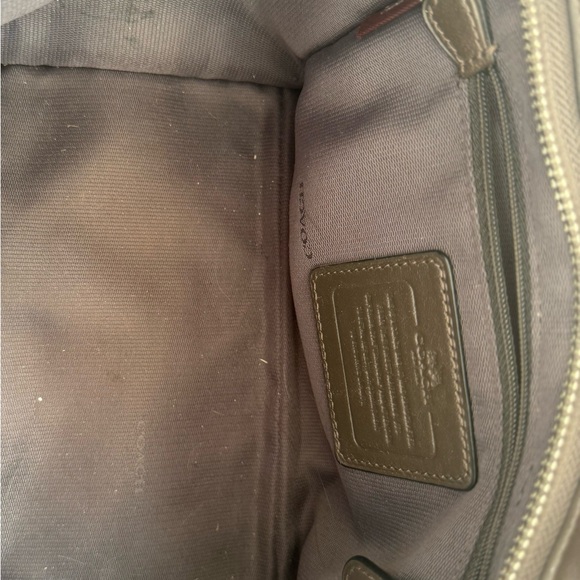 Coach Dark Brown Leather Crosby Carryall - Picture 9 of 10